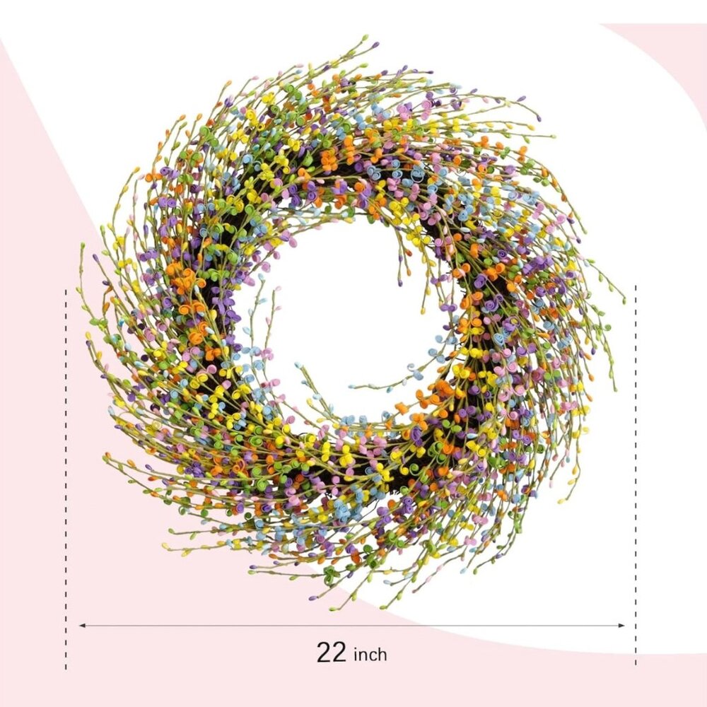 Pastel Spring Wreath - Picture 8 of 8